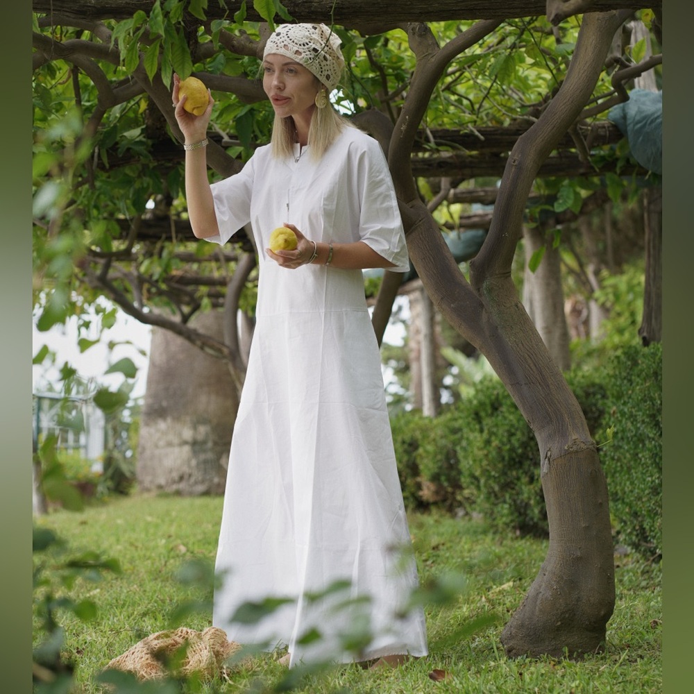 New White Maxi Dress